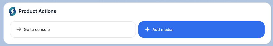 Media upload in product