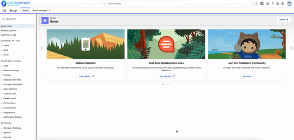 Object Manager Tab