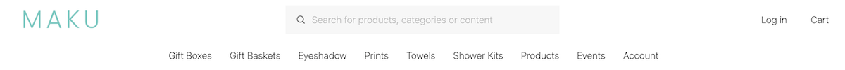 Menu styles