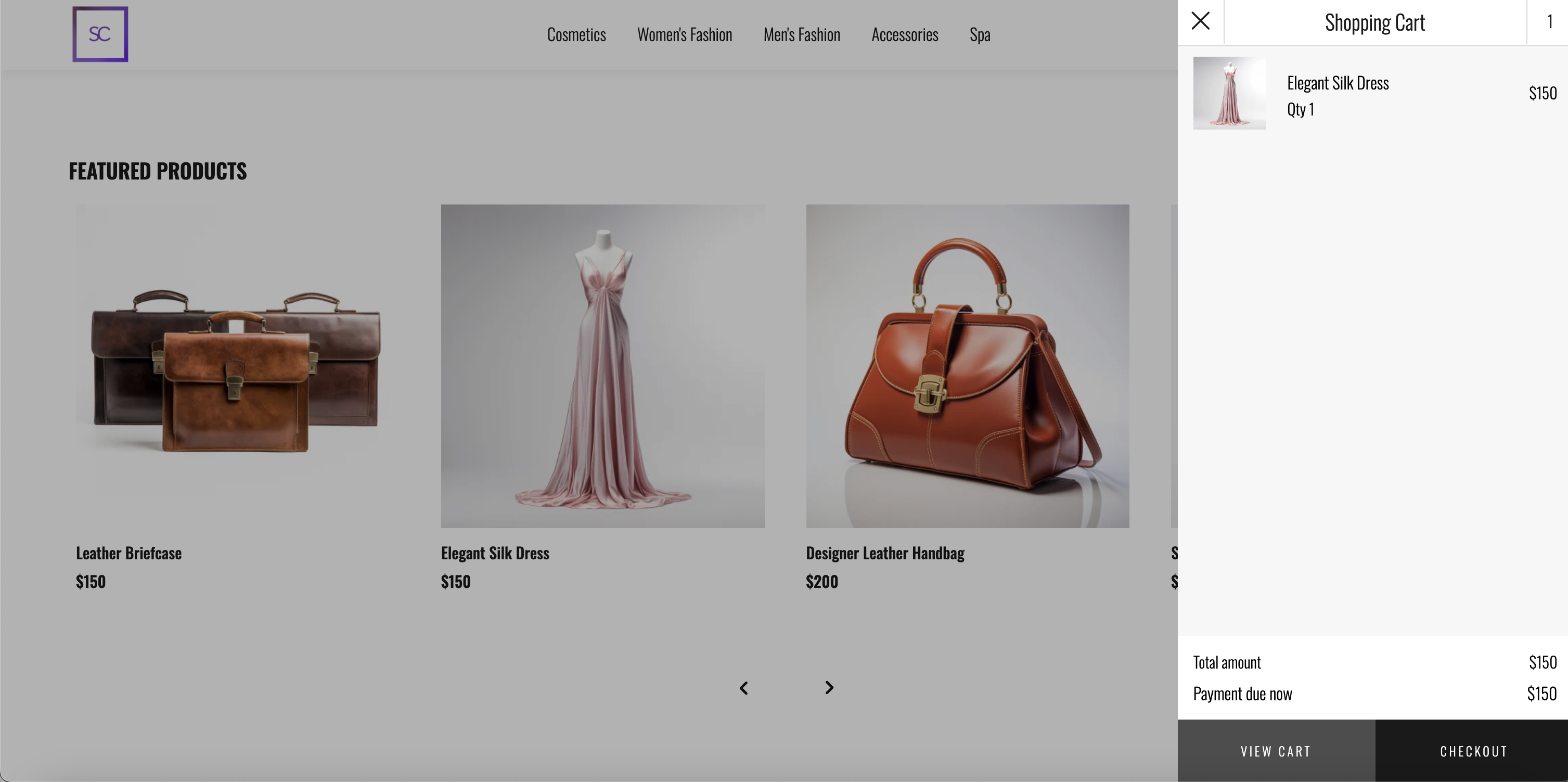 Cart Sidebar