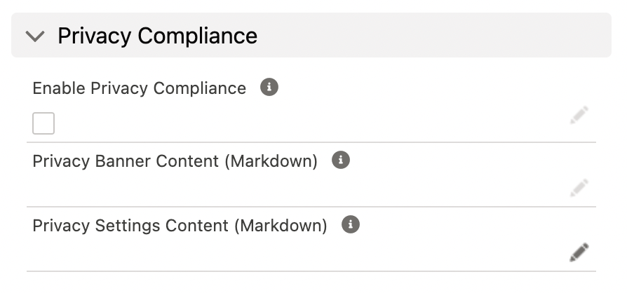 Privacy Compliance
