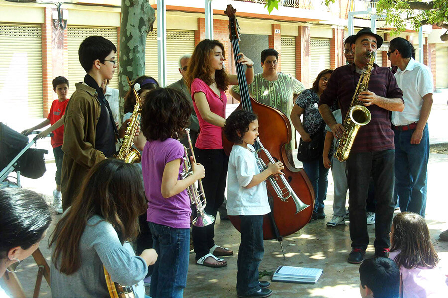 2011- Performance by the Sant Andreu Jazz Band at Prat de Llobregat (Llevant Neighbourhood Festivities)