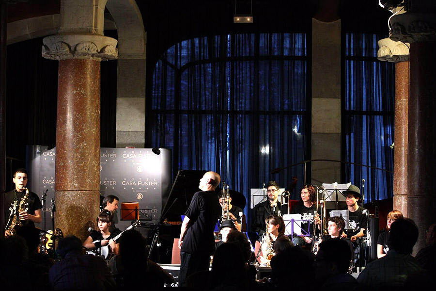 2009 Concert by the Sant Andreu Jazz Band at the Jazz Club of the Café Vienès of the Casa Fuster hotel