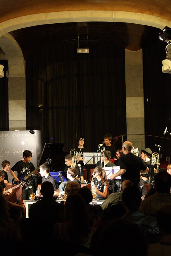 2009 Concert by the Sant Andreu Jazz Band at the Jazz Club of the Café Vienès of the Casa Fuster hotel