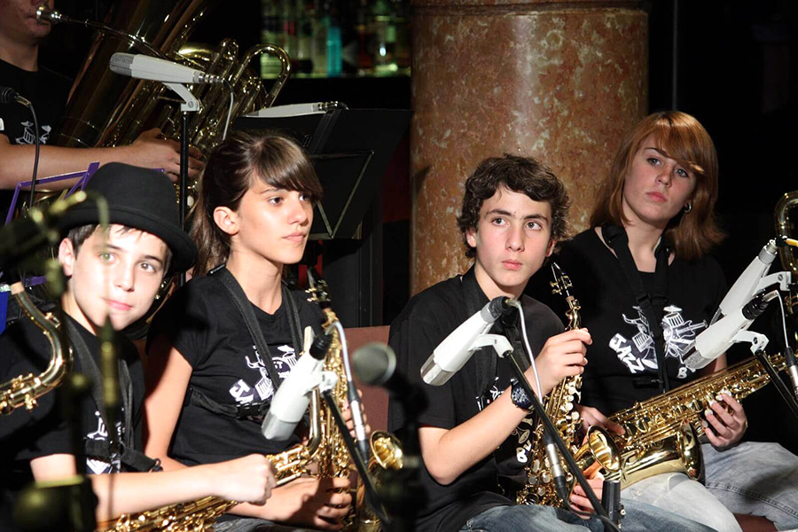 2009 Concert by the Sant Andreu Jazz Band at the Jazz Club of the Café Vienès of the Casa Fuster hotel