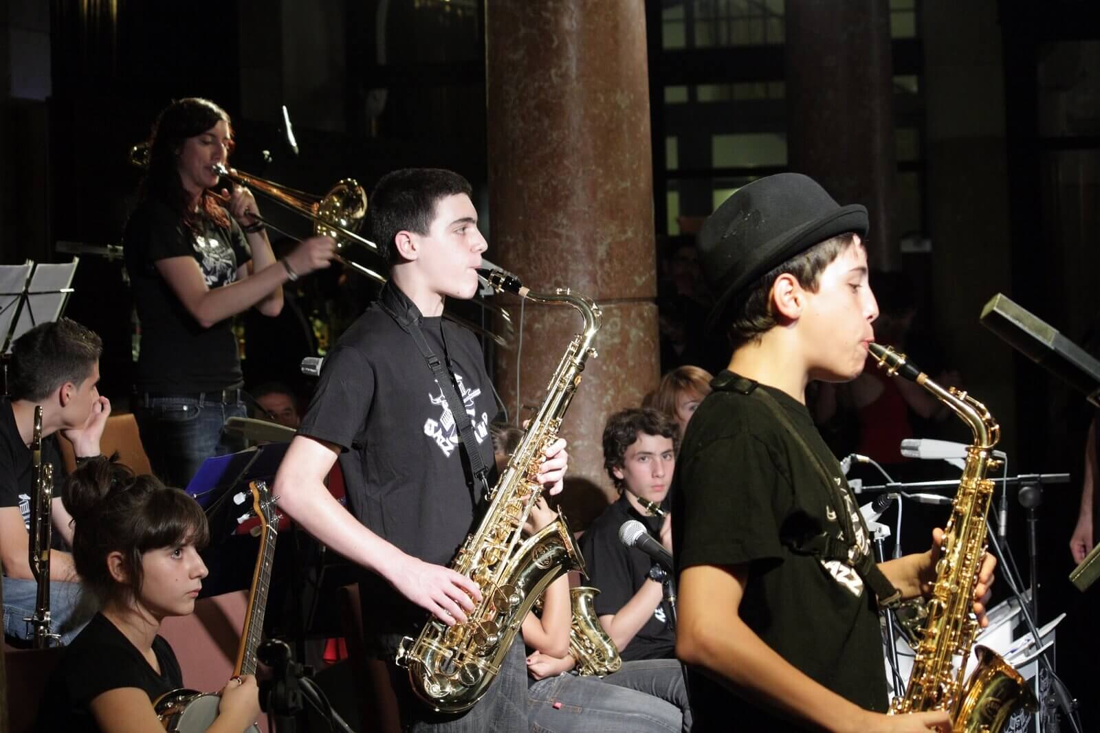 2009 Concert by the Sant Andreu Jazz Band at the Jazz Club of the Café Vienès of the Casa Fuster hotel