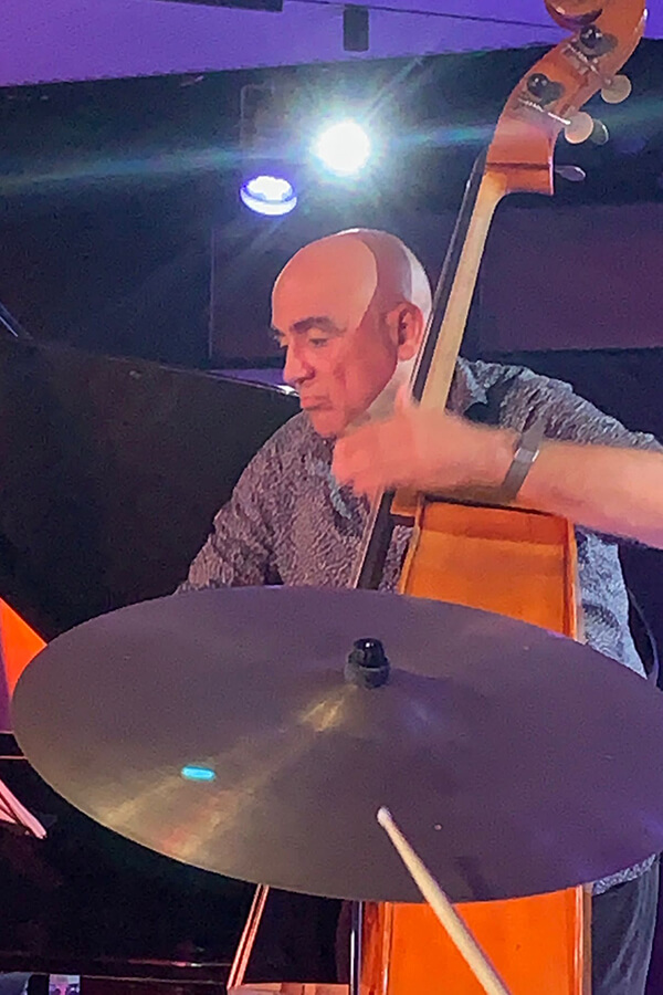 2022 Joan Chamorro at the Lluís Capdevila Trio concert at Casa Seat