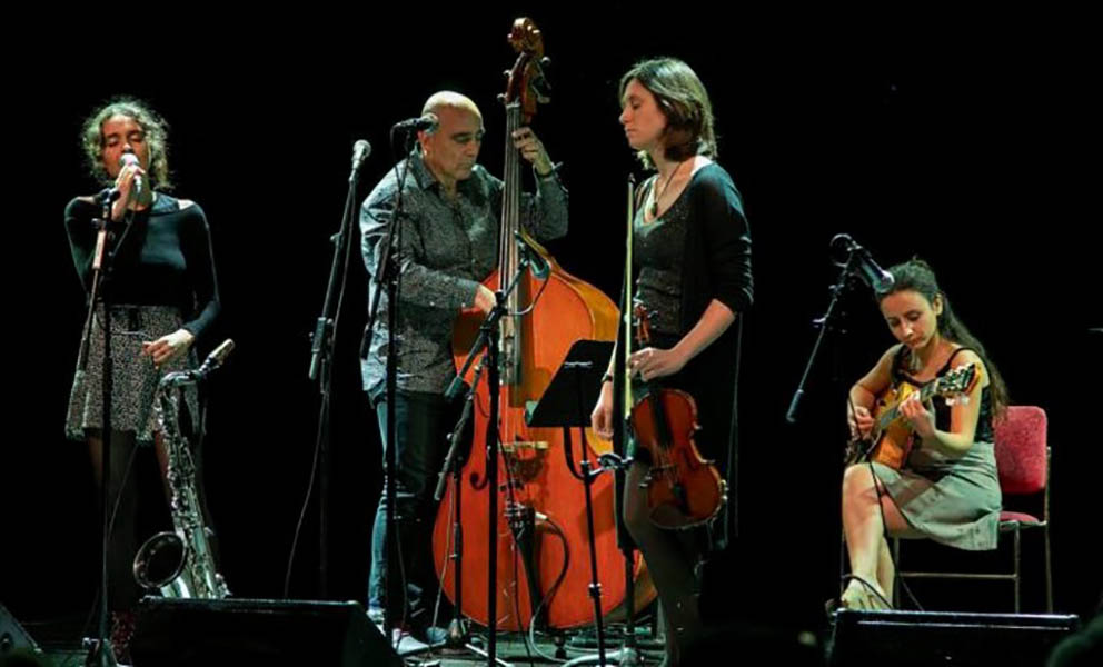 2019 - Concert by Joan Chamorro New Quartet & Scott Hamilton at Sala Luz de Gas, 50th Barcelona Jazz Festival