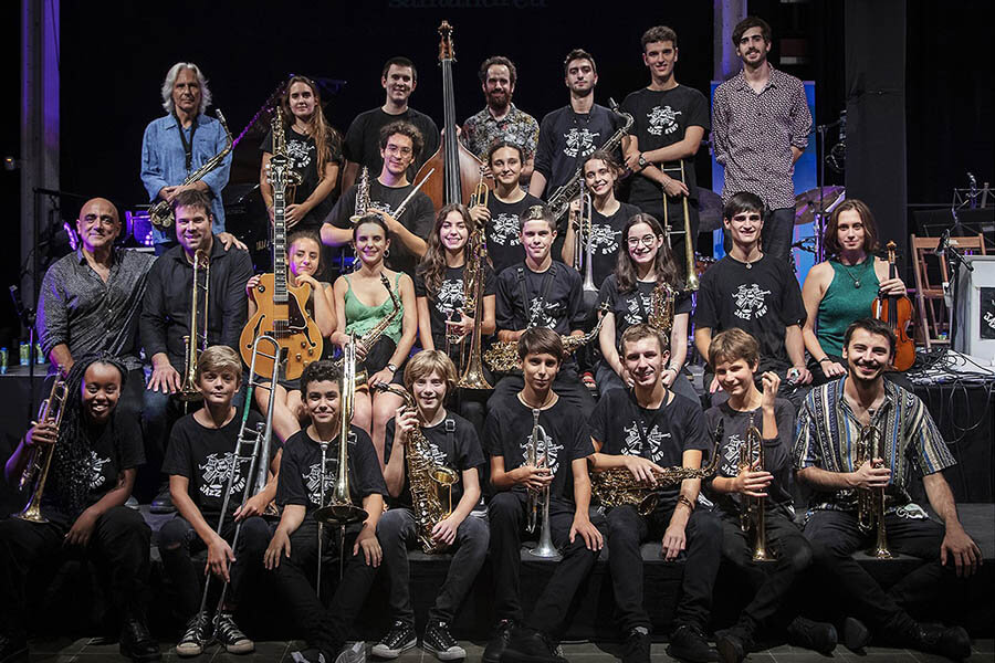 2020 - Final group photo of the SAJB at the Jazzing Festival, September 6
