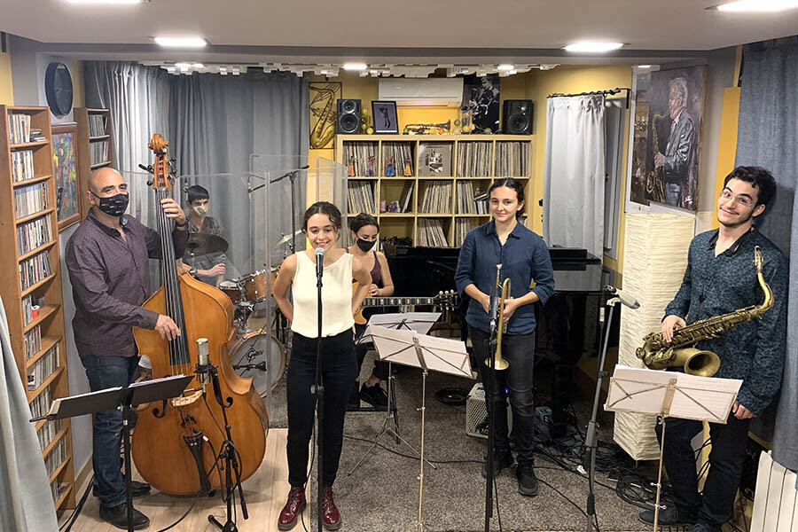 2020 - Recording at Jazz House for Jazzing 11 vol 3