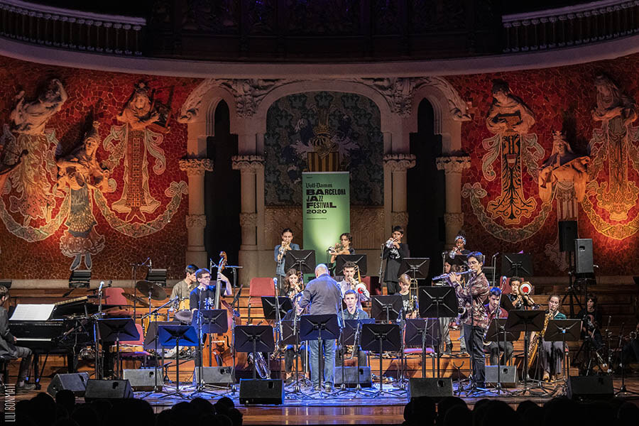 2020 - Performance by the Sant Andreu Jazz Band at the Palau de la Música, Sax solo from Joan Martí