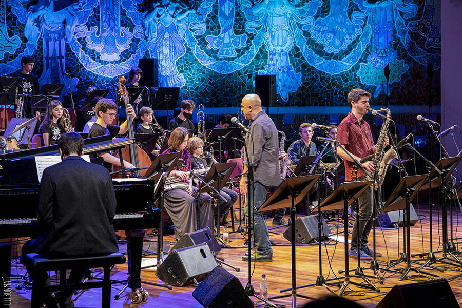 2020 - Performance by the Sant Andreu Jazz Band at the Palau de la Música, Marçal Perramon's saxophone solo