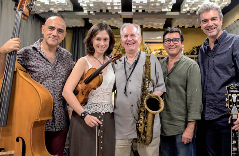 2019 - Recording at the Jazz House of "The Magic Sound of Violin"