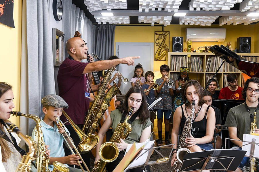 2019 - Rehearsal by the Sant Andreu Jazz Band at the Jazz House