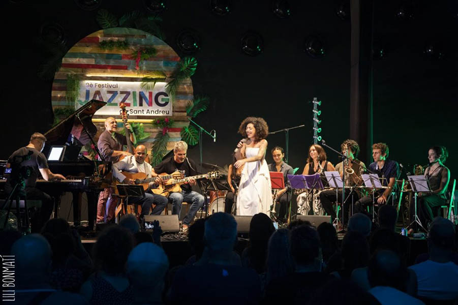 2022 - Performance by Vanesa Moreno Quintet and the SAJB at the Jazzing Festival