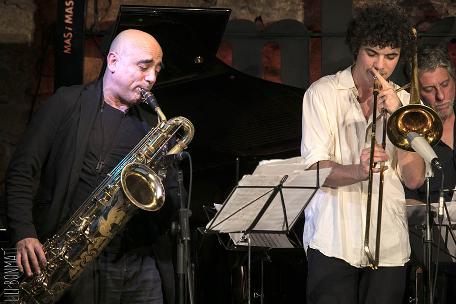 2017 Joan Codina and Joan Chamorro in the recording of the album "Joan Chamorro presents Joan Codina" at the Jamboree