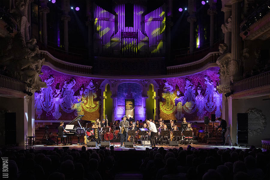 2022 - Concert at the Palau - Sant Andreu Jazz Band Passing the torch! Joan Martí