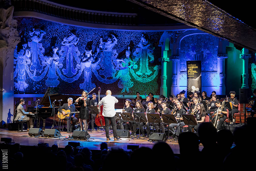 2022 - Concert at the Palau - Sant Andreu Jazz Band Passing the torch! Èlia Bastida