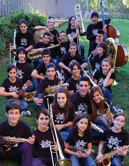 2010 - Group photo of the Sant Andreu Jazz Band