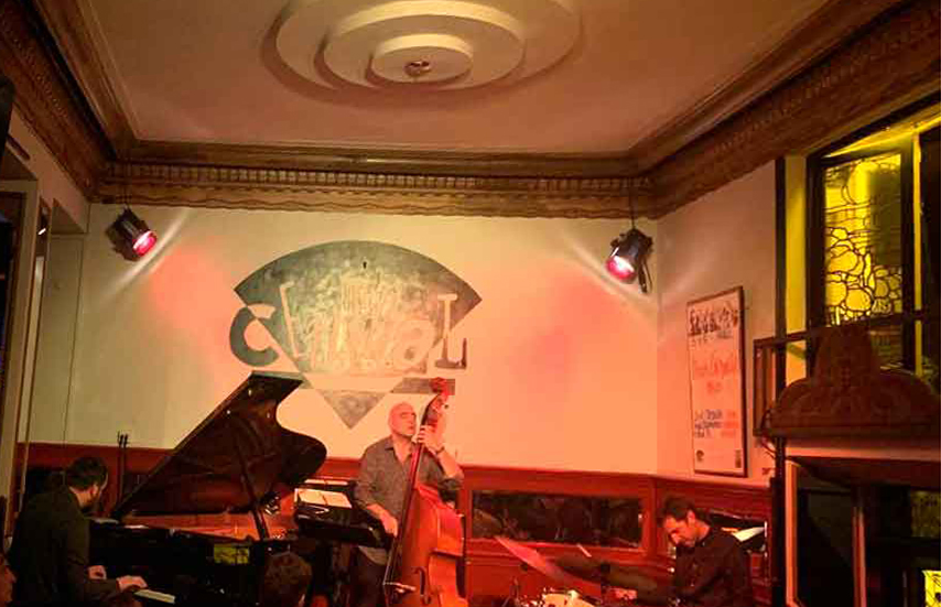 2023 - Lluís Capdevila, Joan Chamorro, Esteve Pi at Café Central, Madrid