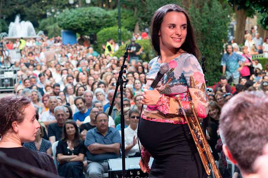 2023 Andrea Motis, concert by the Imagine Jazz Orchestra conducted by Joan Chamorro, Vigo