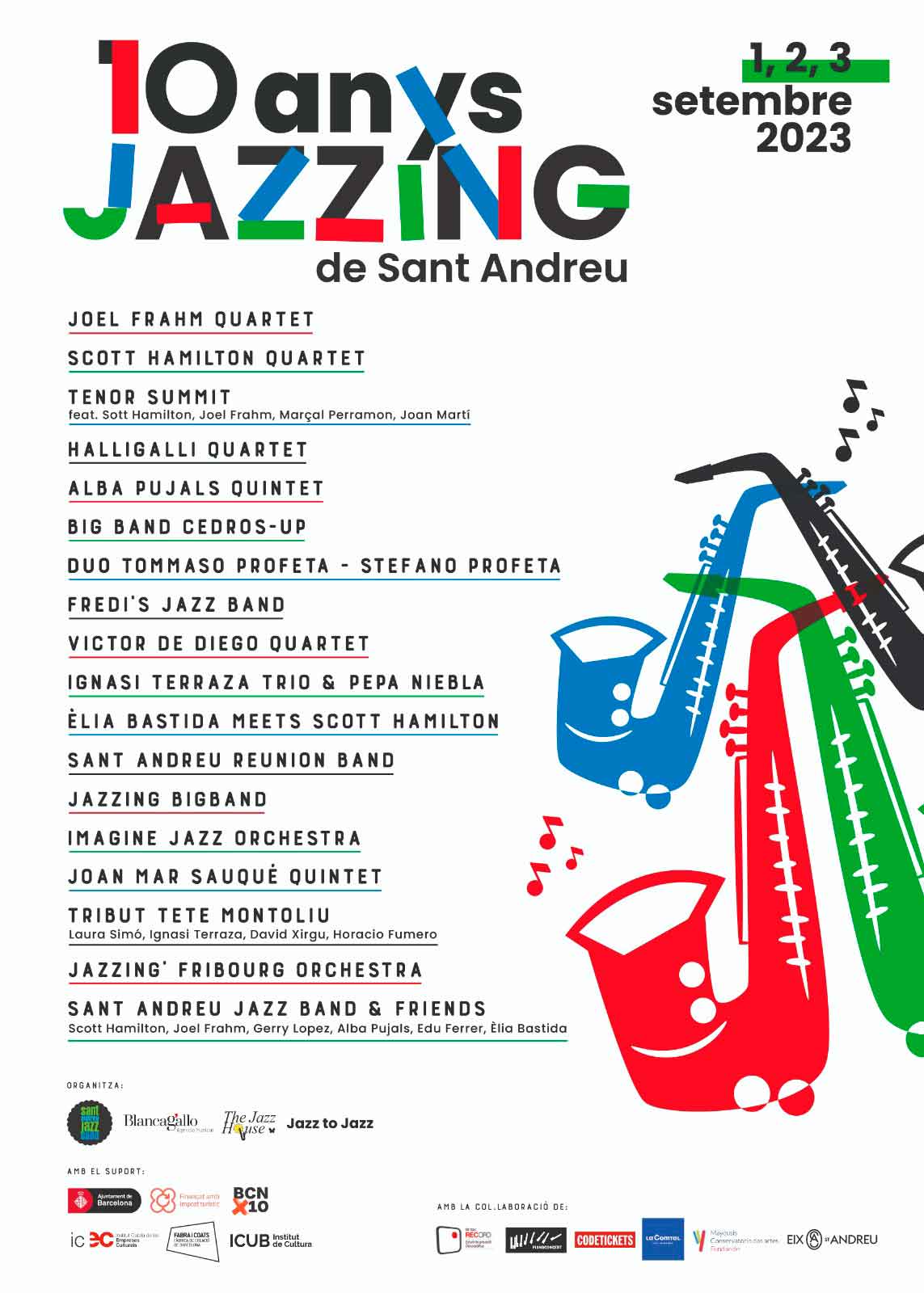 2023 - Jazzing Festival poster
