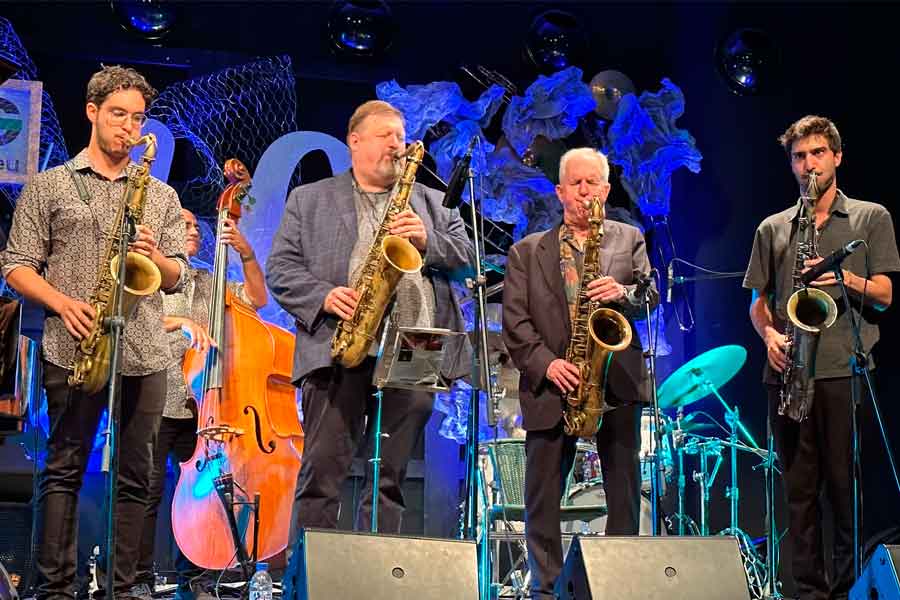 2023 - Scott Hamilton, Joel Frahm, Joan Martí and Marçal Perramon at the Jazzing Festival (2)