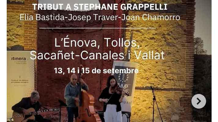 El músic Joan Chamorro porta el seu ‘Tribut a Stéphane Grappelli’ a tres petites localitats amb ItineraCV