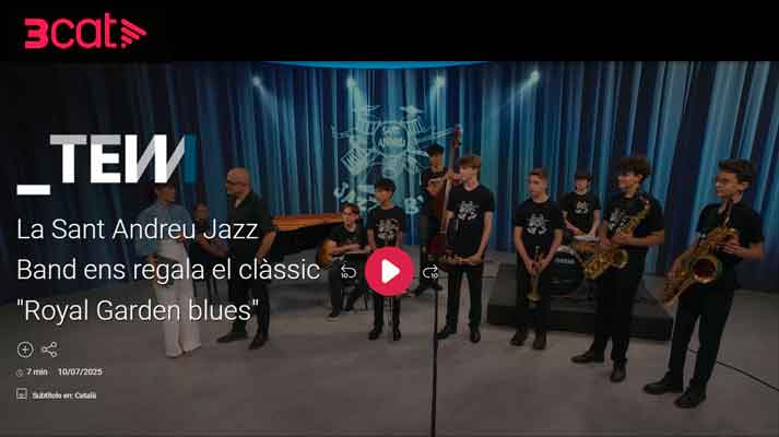 La Sant Andreu Jazz Band ens regala el clàsic "Royal Garden Blues"