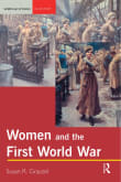 Book cover of Women and the First World War