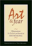 Book cover of Art & Fear: Observations on the Perils (and Rewards) of Artmaking