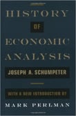 Book cover of History of Economic Analysis