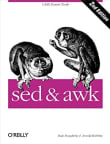 Book cover of sed & awk