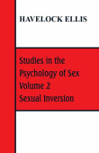 Book cover of Studies in the Psychology of Sex: Volume 2 Sexual Inversion