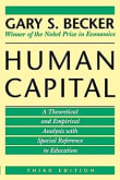 Book cover of Human Capital: A Theoretical and Empirical Analysis, with Special Reference to Education