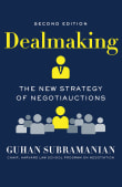 Book cover of Dealmaking: The New Strategy of Negotiauctions