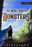 Book cover of He Who Fights with Monsters