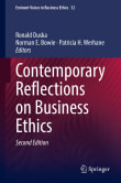 Book cover of Contemporary Reflections on Business Ethics