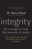 Book cover of Integrity: The Courage to Meet the Demands of Reality