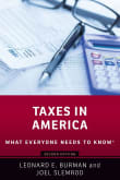 Book cover of Taxes in America: What Everyone Needs to Know