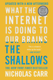 Book cover of The Shallows: What the Internet Is Doing to Our Brains