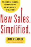 Book cover of New Sales. Simplified.: The Essential Handbook for Prospecting and New Business Development