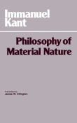 Book cover of Philosophy of Material Nature: Metaphysical Foundations of Natural Science and Prolegomena