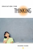 Book cover of Education for Thinking