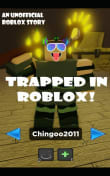 Book cover of Trapped in Roblox!