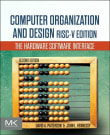 Book cover of Computer Organization and Design RISC-V Edition: The Hardware Software Interface