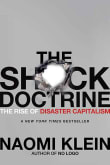 Book cover of The Shock Doctrine: The Rise of Disaster Capitalism