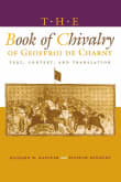 Book cover of The Book of Chivalry of Geoffroi de Charny: Text, Context, and Translation