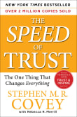 Book cover of The Speed of Trust: The One Thing That Changes Everything