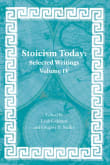 Book cover of Stoicism Today: Selected Writings Volume IV